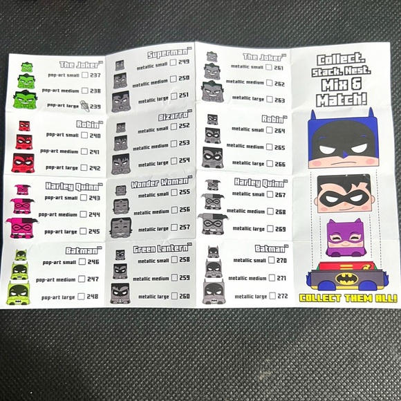 Kawaii Cubes Nesters DC Series 1 9-Pack - Picture 7 of 7